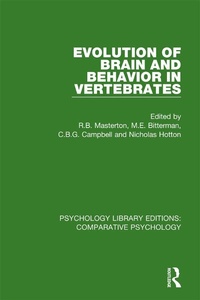 Enlarge image Cover: Evolution of Brain and Behavior in Vertebrates - Routledge