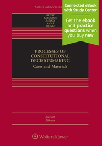 Enlarge image Cover: Processes of Constitutional Decisionmaking - Wolters Kluwer Law & Business