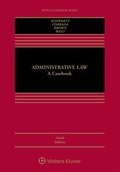 Cover: Administrative Law - Wolters Kluwer Law & Business