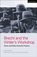 Cover: Brecht and the Writer's Workshop - Methuen Drama