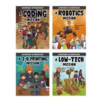 Enlarge image Cover: Adventures in Makerspace - Stone Arch Books