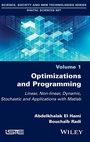 Cover: Optimizations and Programming - Wiley-ISTE