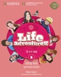 Cover: Life Adventures Level 5 Activity Book with Home Booklet and Online Activities - Cambridge English