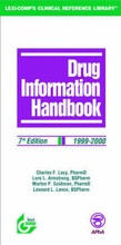 Cover: Drug Information Handbook 1999-2000 - Lexi-Comp,U.S.