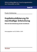 Bild: Kapitalmobilisierung f&uuml;r nachhaltige Entwicklung - Tectum Wissenschaftsverlag