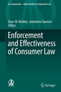 Cover: Enforcement and Effectiveness of Consumer Law - Springer