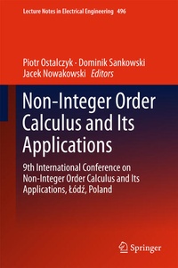 Enlarge image Cover: Non-Integer Order Calculus and its Applications - Springer