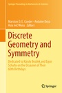 Cover: Discrete Geometry and Symmetry - Springer