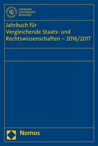 Abbildung von: Jahrbuch für Vergleichende Staats- und Rechtswissenschaften - 2016/2017 - Nomos