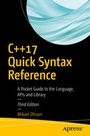 Cover: C++17 Quick Syntax Reference - Apress