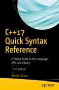 Cover: C++17 Quick Syntax Reference - APress