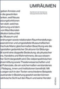 Cover: Umr&auml;umen - ATHENA-Verlag