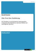 Cover: Film Noir. Eine Einf&uuml;hrung - GRIN Verlag