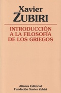 Bild: Introducci&oacute;n a la filosof&iacute;a de los griegos - Alianza Editorial