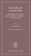 Cover: Netzwerke und virtuelle Salons. - Duncker & Humblot