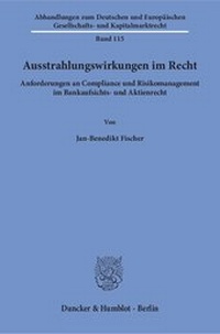 Abbildung von: Ausstrahlungswirkungen im Recht. - Duncker & Humblot
