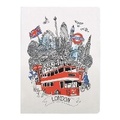 Cover: London Handmade Silkscreened Journal - Mudpuppy Press