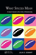 Cover: What Species Mean - CRC Press