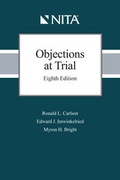 Cover: Objections at Trial - Aspen Publishers