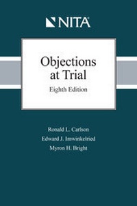 Enlarge image Cover: Objections at Trial - Aspen Publishers