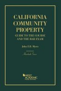 Abbildung von: California Community Property - West Academic Press