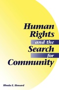 Cover: Human Rights And The Search For Community - Routledge