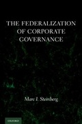 Cover: The Federalization of Corporate Governance - OUP eBook