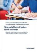 Cover: Wissenschaftliches Schreiben lehren und lernen - Waxmann