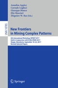 Cover: New Frontiers in Mining Complex Patterns - Springer