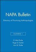 Cover: Directory of Practicing Anthropologists - Wiley