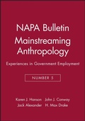 Cover: Mainstreaming Anthropology - Wiley