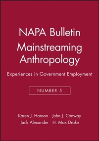 Enlarge image Cover: Mainstreaming Anthropology - Wiley