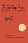 Cover: Reduction And Predictability Of Natural Disasters - Routledge
