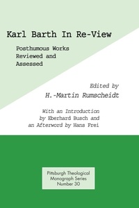 Enlarge image Cover: Karl Barth in Re-View - Pickwick Publications