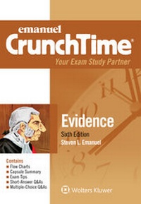 Abbildung von: Emanuel Crunchtime for Evidence - Wolters Kluwer Law & Business