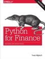 Cover: Python for Finance 2e - O'Reilly
