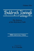 Cover: Huldrych Zwingli Writings - Pickwick Publications