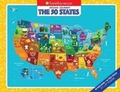 Cover: Jigsaw Journey Smithsonian: The 50 States - Silver Dolphin Books