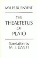 Cover: The Theaetetus of Plato - Hackett Publishing Co, Inc