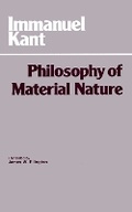 Cover: Philosophy of Material Nature - Hackett Publishing Co, Inc