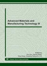 Enlarge image Cover: Advanced Materials and Manufacturing Technology III - Trans Tech Publications Ltd