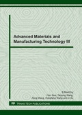 Cover: Advanced Materials and Manufacturing Technology III - Trans Tech Publications Ltd