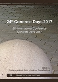 Cover: 24th Concrete Days 2017 - Trans Tech Publications Ltd