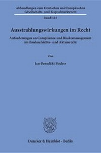 Abbildung von: Ausstrahlungswirkungen im Recht - Duncker & Humblot