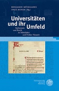 Cover: Universit&auml;ten und ihr Umfeld - Universit&auml;tsverlag Winter