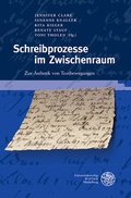 Cover: Schreibprozesse im Zwischenraum - Universit&auml;tsverlag Winter