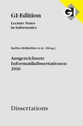 Cover: GI LNI Dissertations Band 17 - Ausgezeichnete Informatikdissertationen 2016 - K&ouml;llen