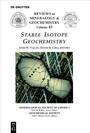Cover: Stable Isotope Geochemistry - De Gruyter