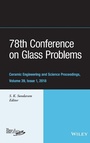 Cover: 78th Conference on Glass Problems - Wiley