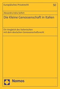Abbildung von: Die Kleine Genossenschaft in Italien - Nomos
